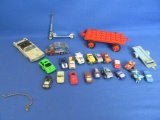 Asst. Toy Cars & Duplo Cart 6” L