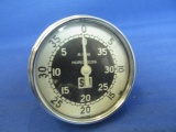 SW RPM Gauge in Hundreds 0-35 – in Packaging – 3” DIA x4” L – Glass Front