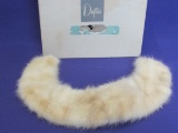 Small Rabbit Fur Collar in Dayton's Box – For Little Girl's Coat – Box has wear