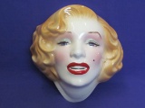 1988 Clay Ark Wall Mask – Marilyn Monroe – 10” long – 9 1/2” wide