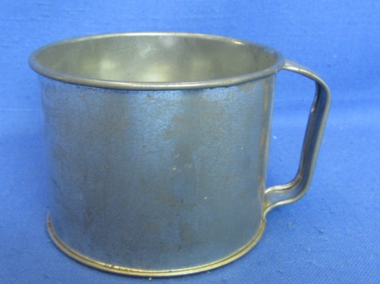 Tin Cup – 2 3/4”  Deep x 3 1/2” DIA