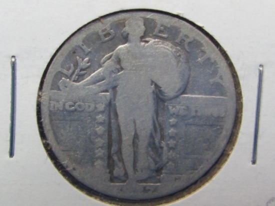 1929-D Standing Liberty Quarter – 90% Silver – Condition as shown in photos