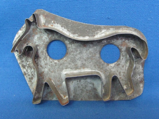 Antique Tin Cookie Cutter – Horse? - About 5 1/2” x 3 3/4” - Some wear – As shown