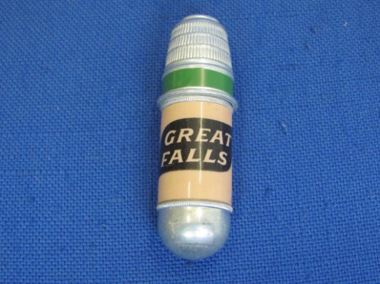 Advertising Sewing Kit “Great Falls Fine Beer” - 2 1/8” long w Thimble, Thread, Pins & Needle