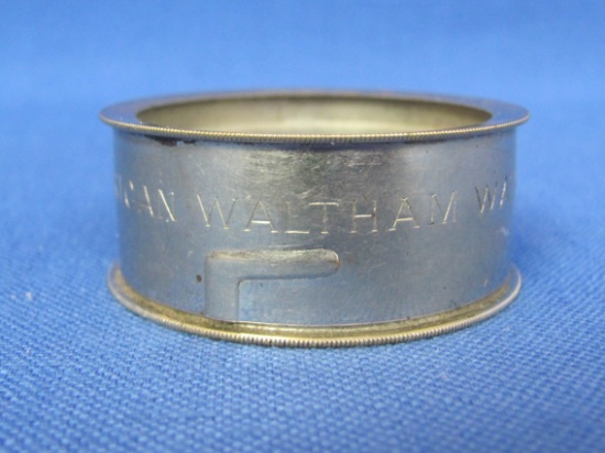 American Waltham Watch Co. Parts Case – Patent date of 1894 – Metal & Glass – 2” in diameter