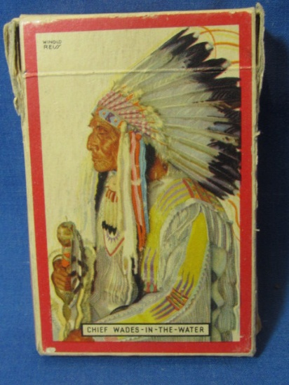 Great Northern R. R. Playing Cards – Chief Wades In The Water – Complete – 1 Joker