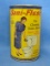 Vintage Tin “Sani-Flush for Cleaning Toilet Bowls” - Last copyright is 1938 – 5” tall