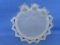 Vintage  3 Kittens Frosted Glass Plate Appx 7 1/4” DIA