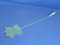 Apple Green Kitten Shaped Metal Mesh & Wire Fly-Swatter 26 1/2” L