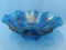 Viking Epic Glass Bowl in Blue – 8” in diameter - Very good condition – Great Color