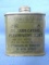 Vintage Military 2 oz Lubricating Oil Tin Appx 2 3/4” T at lid  & 2” W
