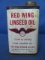 Red Wing Linseed Oil 1 pint Tin - Appx 6” T x 4” W