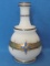 Attractive Blown Glass Decanter/Bottle – Hand Painted Design – 8” tall – Age unknown