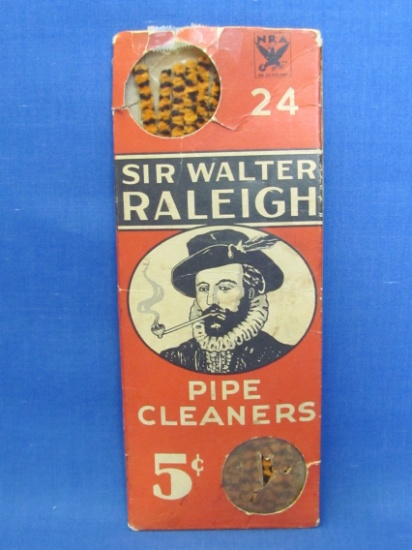 Vintage Package of Sir Walter Raleigh Pipe Cleaners – 1920s? NRA Mark