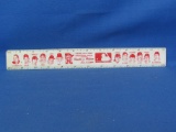 Vintage Plastic Ruler - “Twins All-Time Greatest Team” - Pres. Cal Griffith – Kaat – Others! -