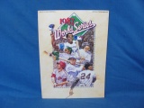 1987 World Series Program – 96 Pages – Small Tears on Back Cover – As Shown