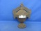 Metal Iron Stove Top Finial – 9 1/4” T – Damage to the Bottom Rim – As shown