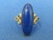 Sterling Silver Ring w Lapis – size 8.25 – Total weight is 3.2 grams
