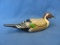 Wood Duck With Glass Eyes – 5 3/4” L – As Shown