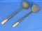 Old Steel Ladle & Spatula – Rusty - “Double Happiness Brand”  - Made in China -