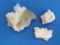 3 Arkansas Quartz Crystal Clusters – Longest piece is about 3 1/2”