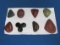 8 Different Polished Cabochons – Largest is 1 3/4” long – As shown