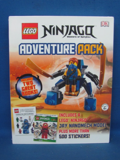 Lego Ninjago Masters of Spinjitzu Adventure Pack – Sealed – Includes 2 Books – 2015