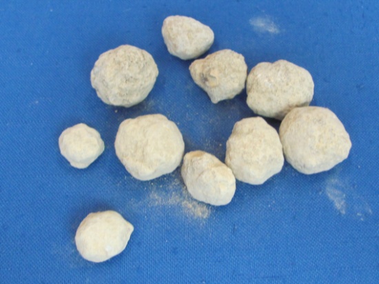 10 Thundereggs – Range from 7/8” to 1 1/4” - As shown