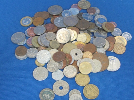 Big Lot of Foreign Coins – Many different countries – Oldest is 1862 – Wide Variety