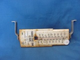 Outdoor Metal Thermometer – Farmer's State Bank Hamel MN – Works – As Shown