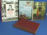 3 Books – Coffee Table Sized Hard Cover: Matthew Brady, The American Heritage Book of Historic Place