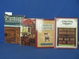 4 Books:Antique Furniture, American - All Coffee Table Sized Hard Cover  w/ Dust Jackets