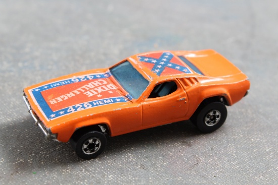 Vintage 1970 Dukes of Hazzard Dixie Challenger Hot Wheels Car