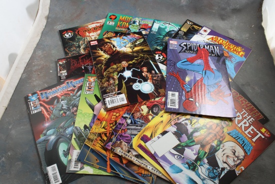 20 Contemporary SuperHero Comic Books Marvel Malibu Top Cow, Etc.