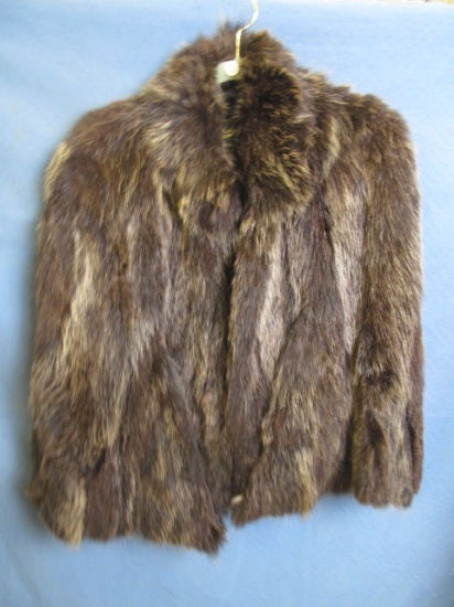 Vintage Fur – Rochester, Minnesota  – J. Cunderla Furriers – Poncho like  Extra Small Wrap