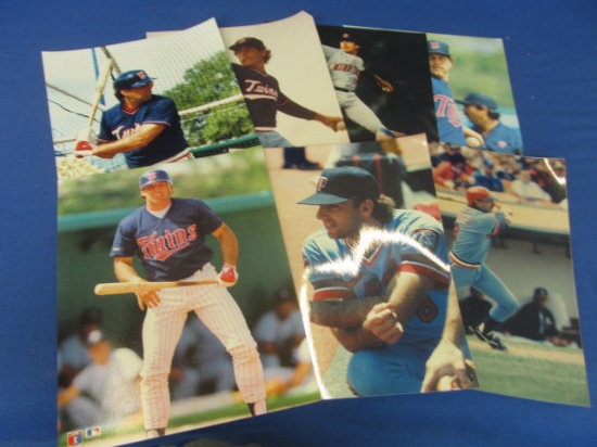 7 Minnesota Twins (3 Frank Viola & 4 Gary Gaetti) 8x10 Photos