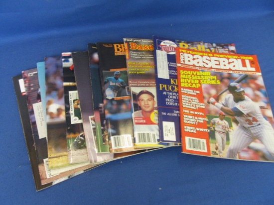 11 Asst Issues: Baseball Magazine, MN Twins Rally, Baseball Cards & Beckett Baseball Card Monthly