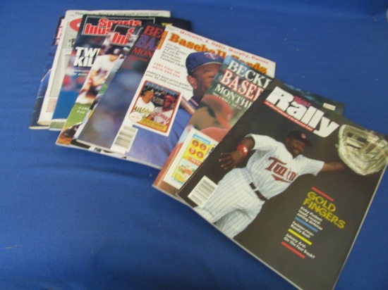 9 Ast. Issues: Twins Rally, Beckett Baseball Cards, Baseball Cards, Sports Illustrated
