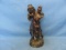 Wood Japanese Woman Figurine – 8 1/4” T – No Chips – As Shown