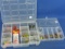 2 Clear Tackle Boxes 9 x 7” X 2” Deep Divided Box , 6 1/2”x 3 3/4” x 1” Plano Box & Tackle in both