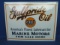 Gulfpride Oil Gulf America's Finest Lubricant for Marine Motors – Porcelain & Metal Domed Sign 12 3/