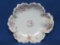 Pretty Haviland Limoges Porcelain Dish – Pink & Blue Flowers – About 6” in diameter