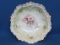 Large Unmarked Porcelain Bowl – Looks like RS Prussia – Floral Design – 10 1/4” in diameter