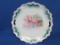 Flowers in Reflecting Pond Plate – Marked “RS Prussia” – 9 1/2” in diameter