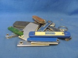 Advertisement & Unmarked Miniature Knifes & Razors – As Shown