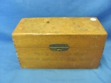 Mississippi Glass Company Wood Box – Dove Tail Corners – 4 3/8” x 10 1/4” - 5 1/4”