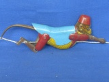 1930's Lindstrom  Bill the Climbing Monkey Toy – Very Good Condition