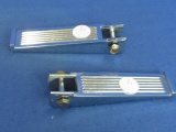Vintage Chrome Foot Pegs – Motorcycle – Each appx 5” L