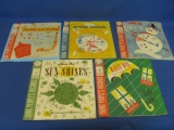 5 Young People's Records: Trains & Planes, Penny Whistle, Winter Fun, When the Sun Shines, Rainy Day