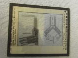 Vintage Slide of “Sectional view of the oxy acetaline cutting blowpipe & Diagram of the burner
